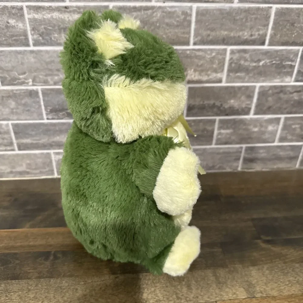 2014‎ KellyToy Green Frog Plush Stuffed Animal Toy 10